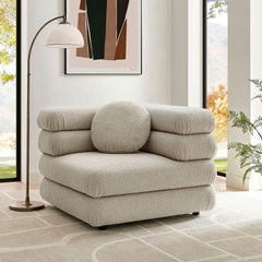 Jubilee Linen Upholstered Modular Corner Chair - Ornate Home