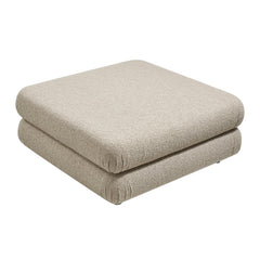 Jubilee Linen Upholstered Ottoman - Ornate Home
