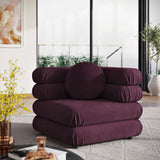 Jubilee Mulberry Modular Performance Velvet Corner Chair - Ornate Home