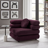 Jubilee Mulberry Modular Performance Velvet Corner Chair - Ornate Home
