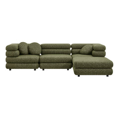 Jubilee Olive 4-Piece Upholstered Modular Sofa Set - Ornate Home