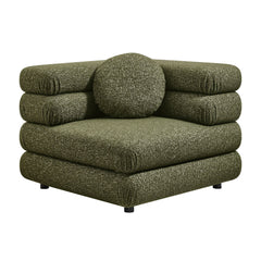 Jubilee Olive Upholstered Modular Corner Chair - Ornate Home