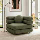 Jubilee Olive Upholstered Modular Corner Chair - Ornate Home
