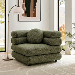 Jubilee Olive Upholstered Modular Corner Chair - Ornate Home