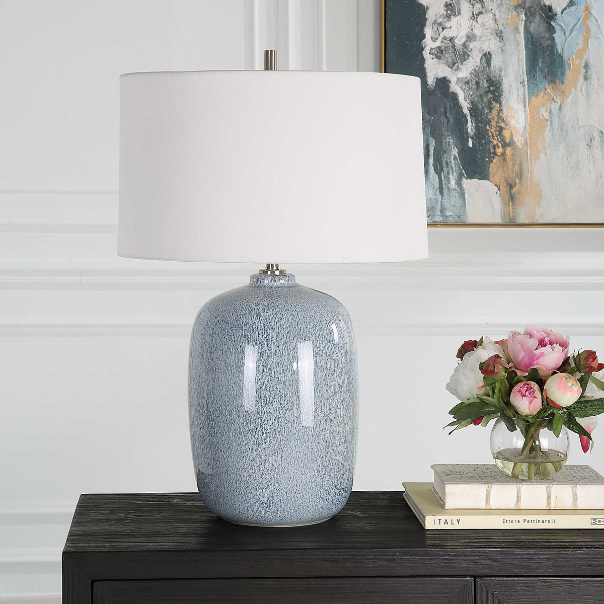 Jubilee Sky Blue Table Lamp - Ornate Home