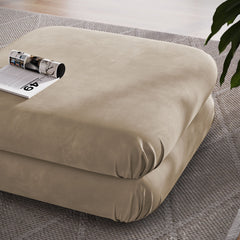 Jubilee Taupe Modular Performance Velvet Ottoman - Ornate Home