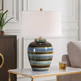 Judarn Blue/Brown Table Lamp - Ornate Home