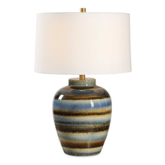 Judarn Blue/Brown Table Lamp - Ornate Home