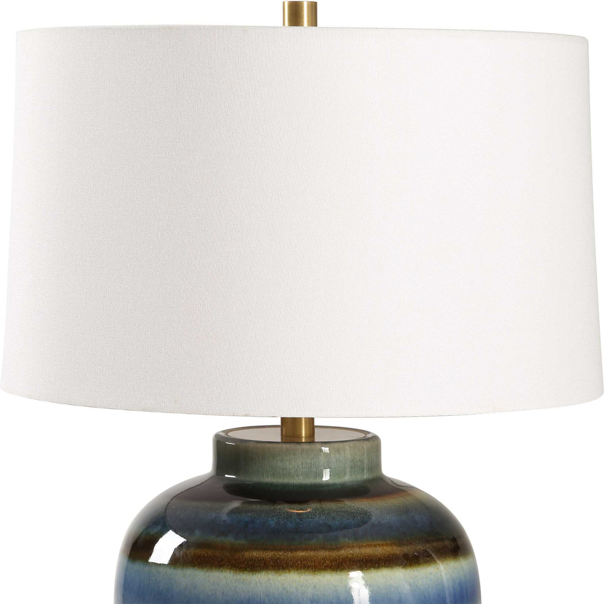 Judarn Blue/Brown Table Lamp - Ornate Home