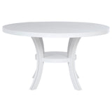 Judd Pearl White 5-piece Dining Room Set - Ornate Home