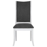 Judd Pearl White 5-piece Dining Room Set - Ornate Home