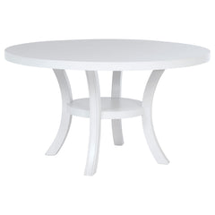 Judd Pearl White 7-piece Dining Room Set - Ornate Home