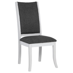 Judd Pearl White 7-piece Dining Room Set - Ornate Home