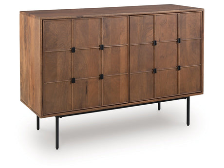 Juddins Brown Accent Cabinet (Online Special Price) - Ornate Home