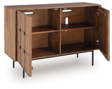 Juddins Brown Accent Cabinet (Online Special Price) - Ornate Home