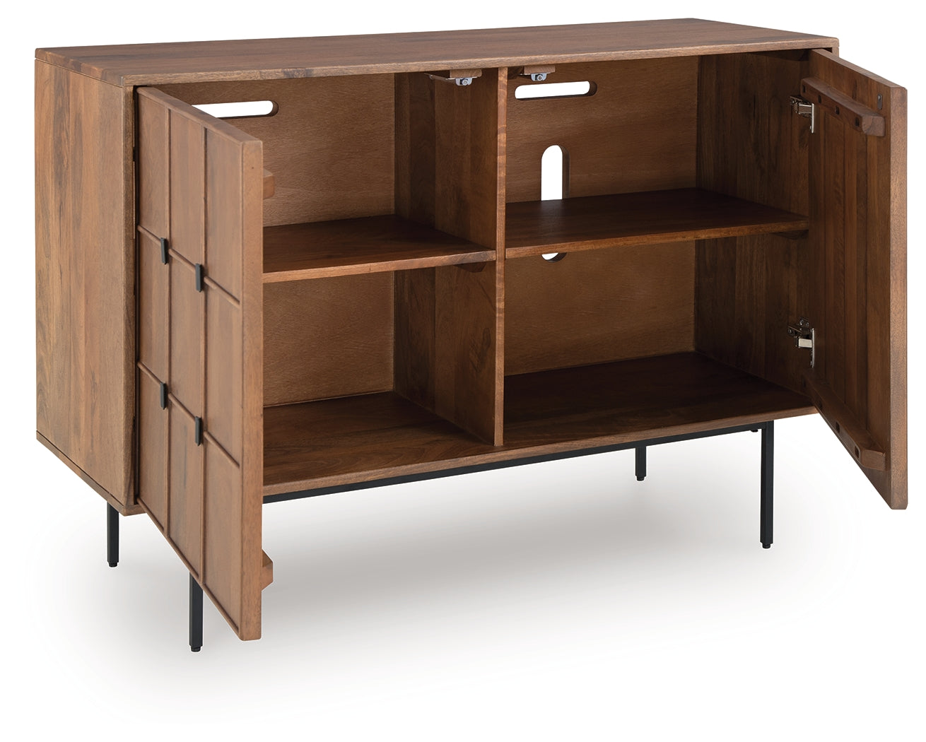 Juddins Brown Accent Cabinet (Online Special Price) - Ornate Home