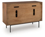 Juddins Brown Accent Cabinet (Online Special Price) - Ornate Home