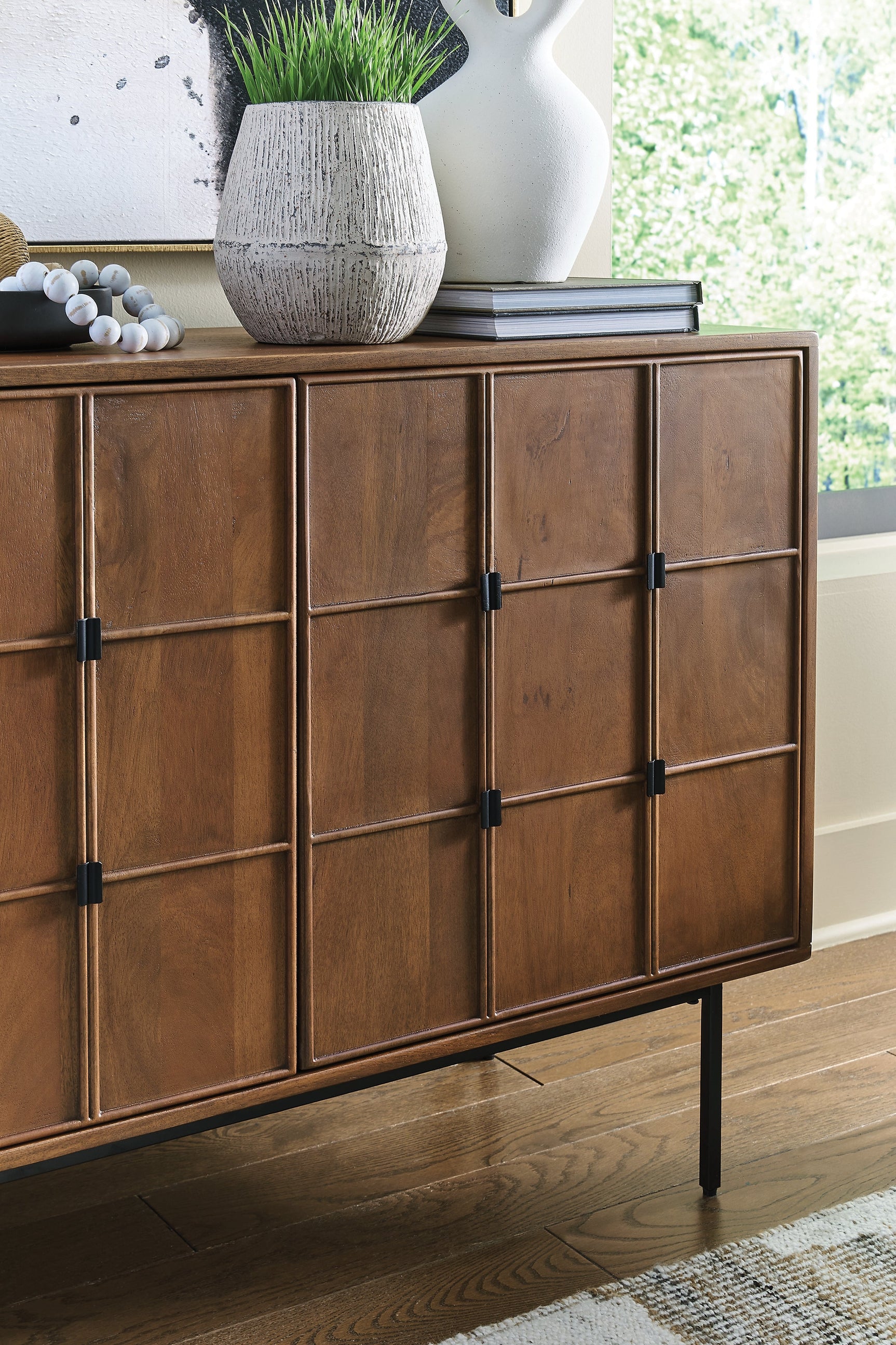 Juddins Brown Accent Cabinet (Online Special Price) - Ornate Home