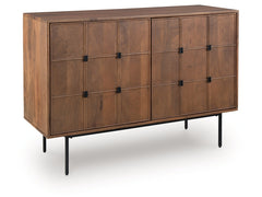 Juddins Brown Accent Cabinet - Ornate Home