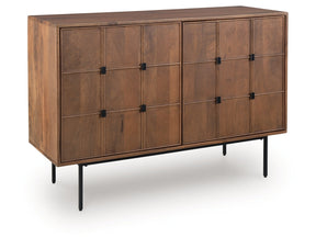 Juddins Brown Accent Cabinet - Ornate Home