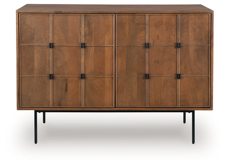 Juddins Brown Accent Cabinet - Ornate Home