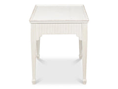 Jude Bungalow White Side Table - Ornate Home
