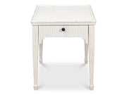 Jude Bungalow White Side Table - Ornate Home