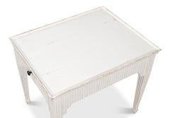 Jude Bungalow White Side Table - Ornate Home