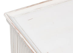 Jude Bungalow White Side Table - Ornate Home