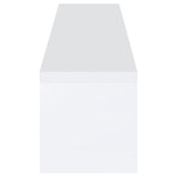 Jude High Gloss White 79" TV Stand - Ornate Home