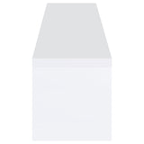 Jude High Gloss White 79" TV Stand - Ornate Home