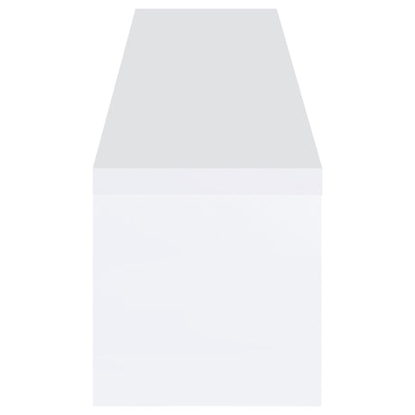 Jude High Gloss White 79" TV Stand - Ornate Home