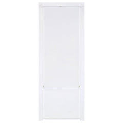 Jude White High Gloss Media Tower - Ornate Home