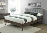 Judia Gray Queen Bed - Ornate Home