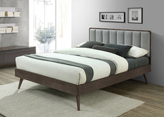 Judia Gray Queen Bed - Ornate Home