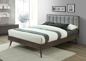 Judia Gray Queen Bed - Ornate Home