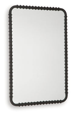 Judlow Black Accent Mirror - Ornate Home