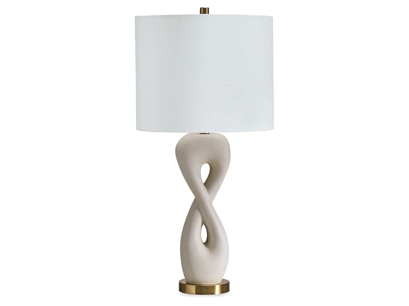 Judrich White/Gold Poly Table Lamp (1/CN) (Online Special Price) - Ornate Home