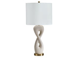 Judrich White/Gold Poly Table Lamp (1/CN) - Ornate Home