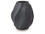 Judworth Black Vase (12''H) (Online Special Price) - Ornate Home