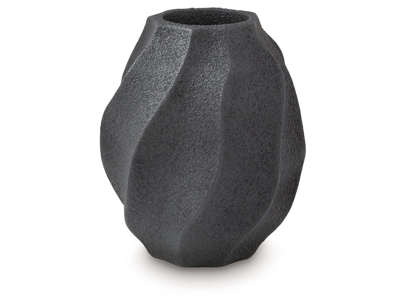 Judworth Black Vase (12''H) (Online Special Price) - Ornate Home