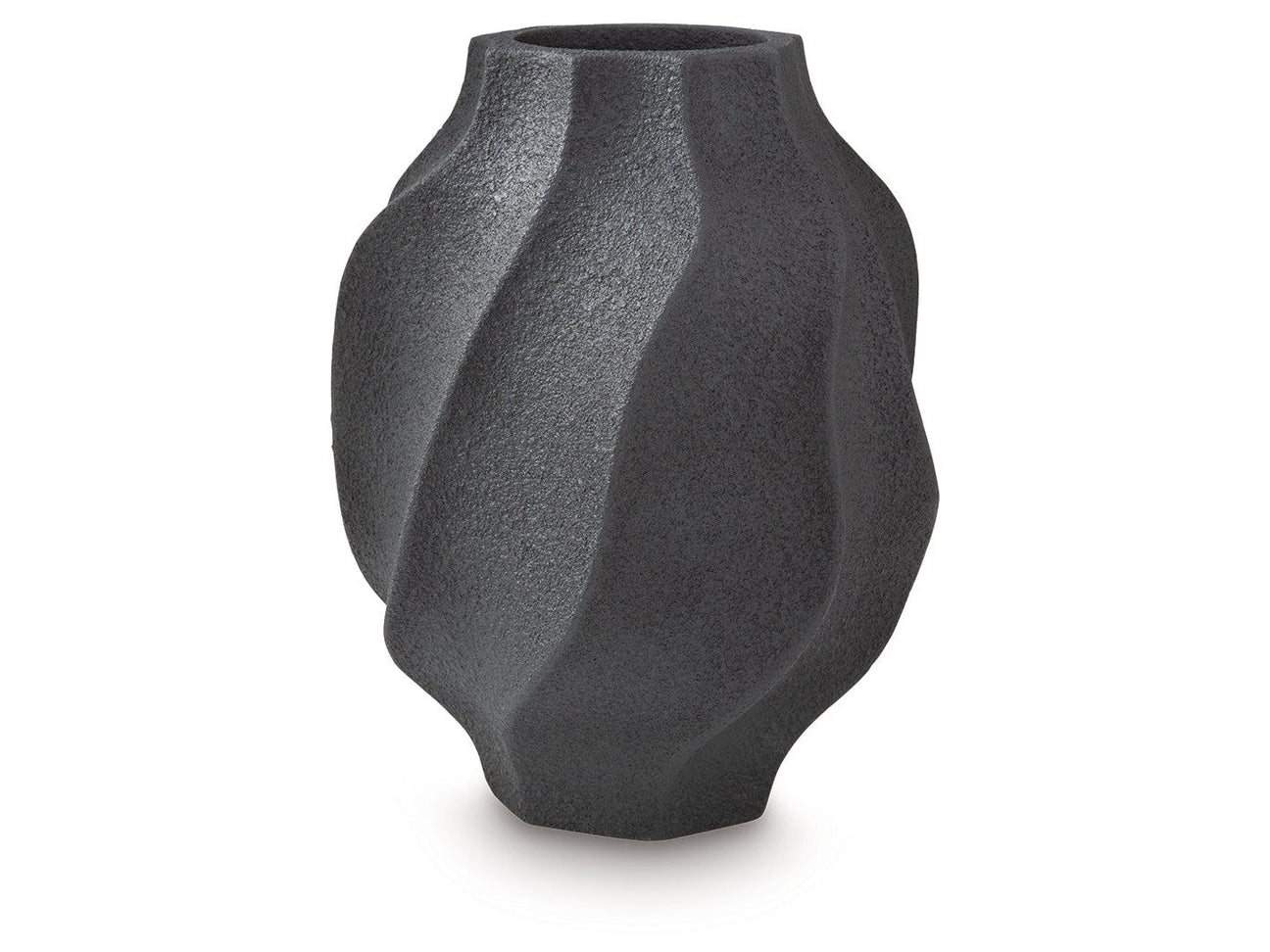 Judworth Black Vase (17.08"H) (Online Special Price) - Ornate Home