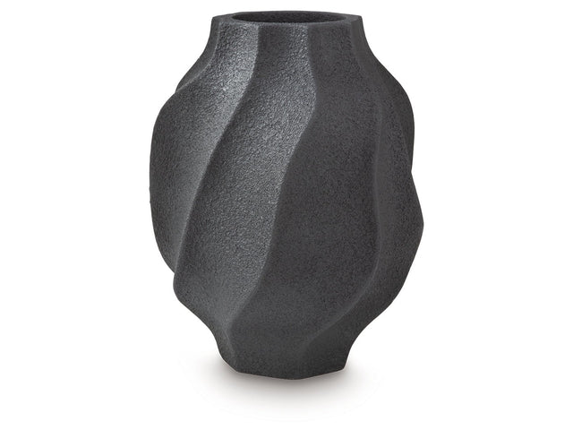 Judworth Black Vase (17.08"H) - Ornate Home