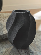 Judworth Black Vase (17.08"H) - Ornate Home