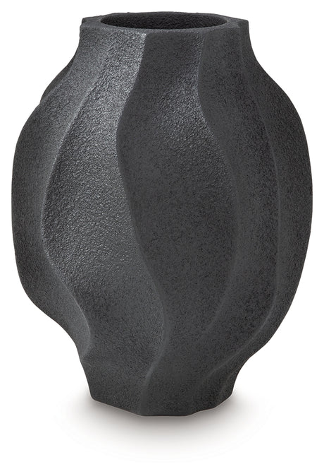 Judworth Black Vase (17.08"H) - Ornate Home