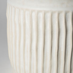 Judy Eggshell Large Ceramic Vase - Ornate Home
