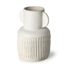 Judy Eggshell Large Ceramic Vase - Ornate Home