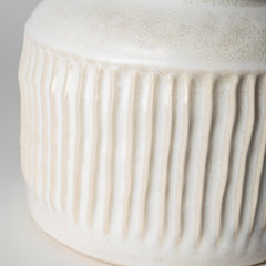 Judy Eggshell Small Ceramic Vase - Ornate Home