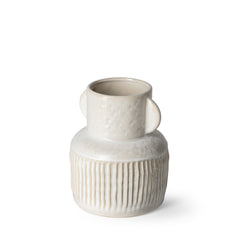 Judy Eggshell Small Ceramic Vase - Ornate Home