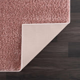 Judy Pink Plush Washable Area Rug - Clearance - Ornate Home